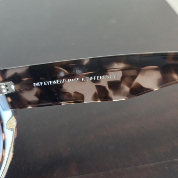 Diff Eyewear Accessories Diff Eyewear Luna Polarized Leopard Print